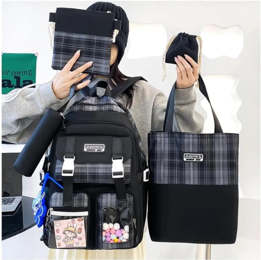 4 Pieces Backpack Set For Girls