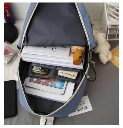 4 Pieces Backpack Set For Girls