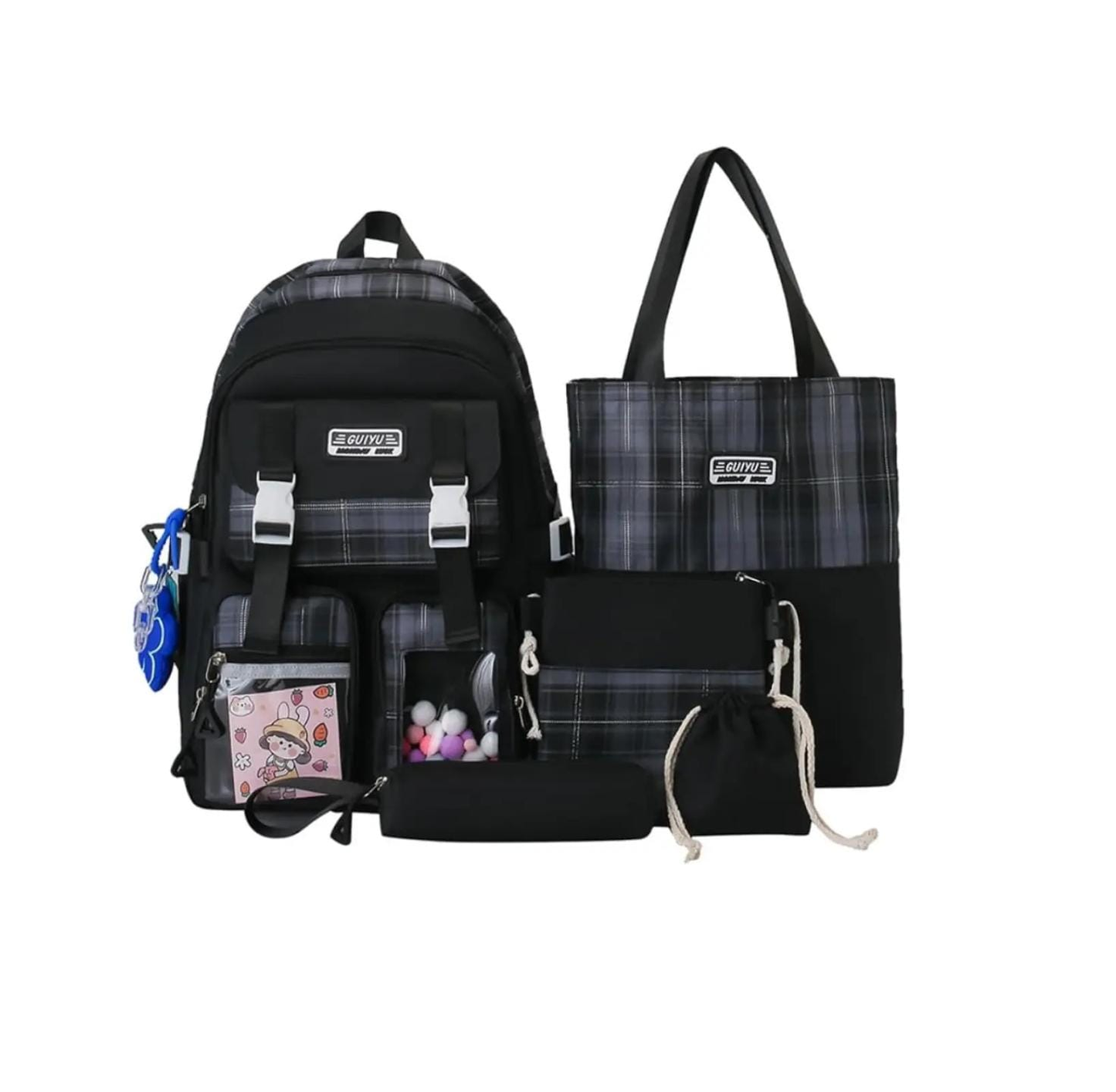 4 Pieces Backpack Set For Girls